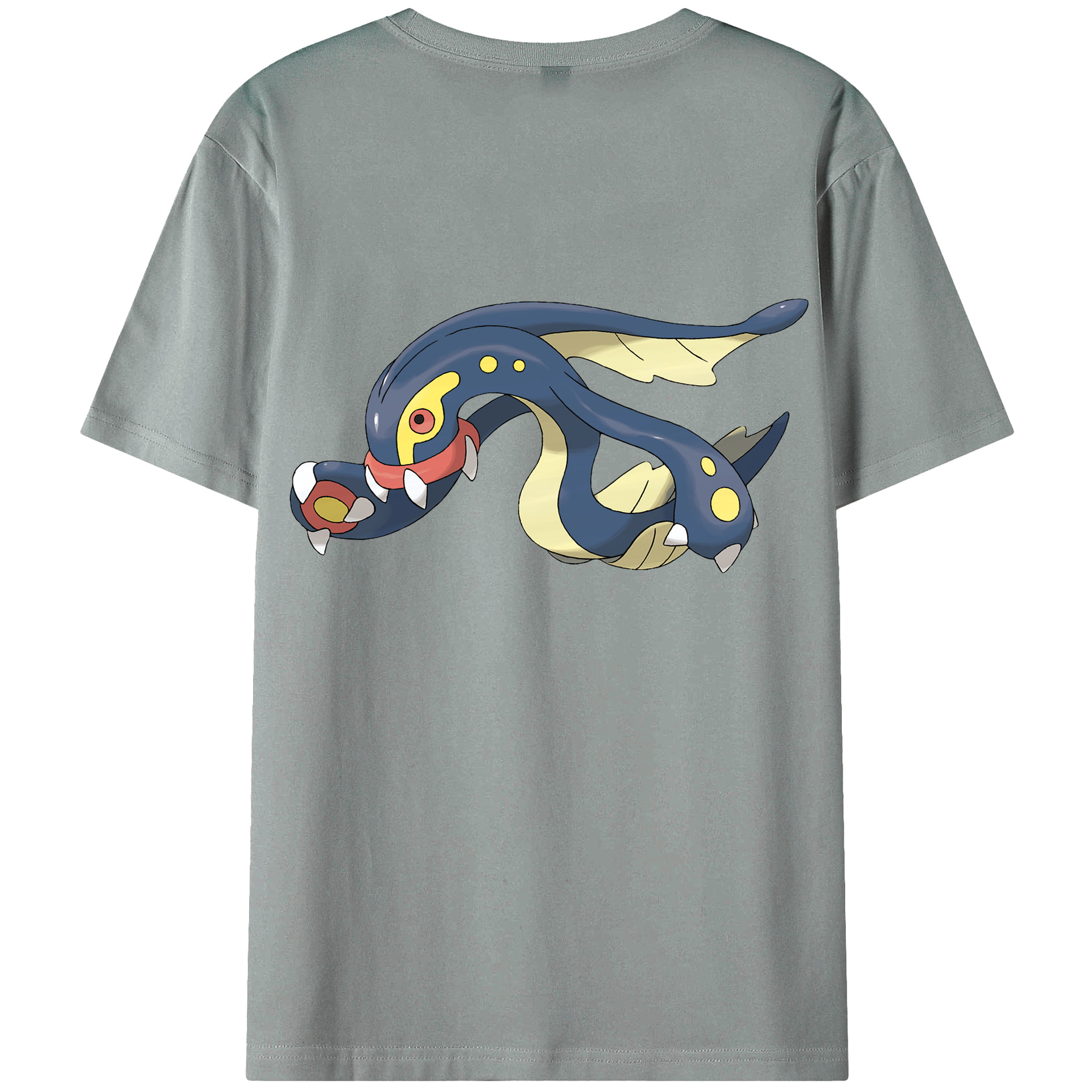 （画像用） ポケットモンスター Pokémon 綿100％ メンズ半袖Tシャツ（バックプリント） 通気性